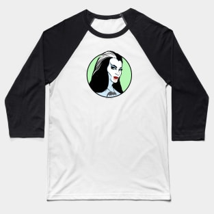 Lily Munster Baseball T-Shirt